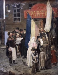 Kars es tomada, 1878, pintura de Victor Vasnetsov